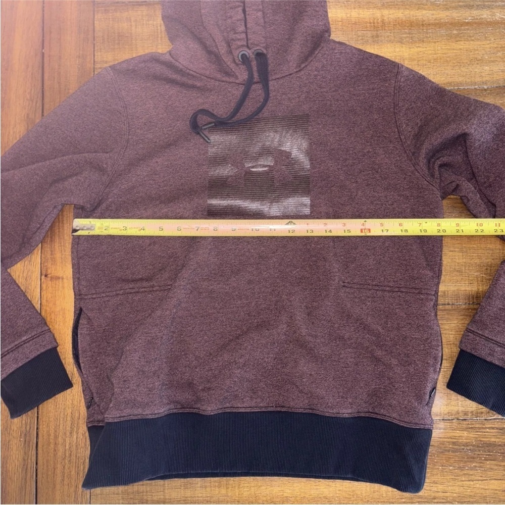 Under Armour Threadborne Women’s PullOver Hoodie Sweatshirt Medium Burgundy - Picture 5 of 14
